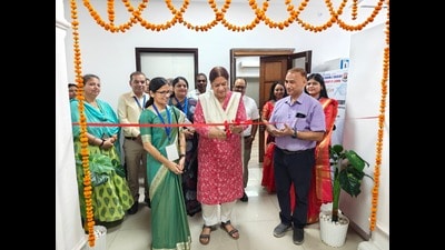 Vice-chancellor Prof Soniya Nityanand inaugurated the DNA Fingerprinting Laboratory (HT Photo) Vice-chancellor Prof Soniya Nityanand inaugurated the DNA Fingerprinting Laboratory (HT Photo)