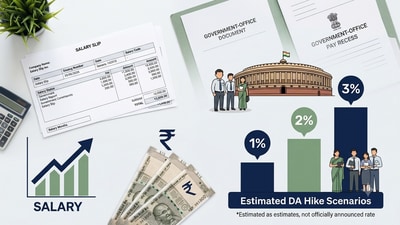 కేంద్ర ఉద్యోగులకు డీఏ లెక్కలు: 3% డీఏ పెరిగితే జీతం ఎంత పెరుగుతుంది? కేంద్ర ఉద్యోగులకు డీఏ లెక్కలు: 3% డీఏ పెరిగితే జీతం ఎంత పెరుగుతుంది?