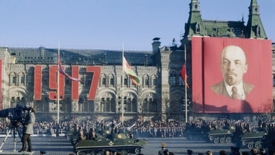 A military parade marking the 61st anniversary of the October Revolution in Moscow’s Red Square in 1978. A military parade marking the 61st anniversary of the October Revolution in Moscow’s Red Square in 1978.