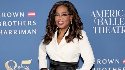 Oprah Winfrey pledged in 2002 to build a girls’ school in South Africa. The school opened in 2007. (Getty Images via AFP)