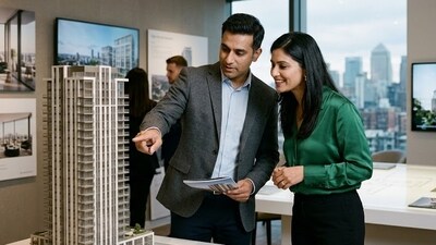 Residency and Golden Visa opportunities top the list of factors influencing Indian buyers’ overseas property purchase decisions, followed by portfolio diversification, a joint survey by Knight Frank India and IREX has found. (Gemini-generated image) Residency and Golden Visa opportunities top the list of factors influencing Indian buyers’ overseas property purchase decisions, followed by portfolio diversification, a joint survey by Knight Frank India and IREX has found. (Gemini-generated image)