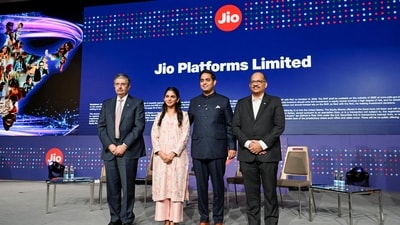 Jio Platforms' IPO had drawn bids for 136.32 crore shares, against 19.75 crore shares on offer, by 12:03 pm on Friday. (Reuters)