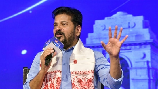 Telangana Chief Minister Revanth Reddy said that the state must become the largest contributor to the mission of securing India’s national and internal security (ANI File)