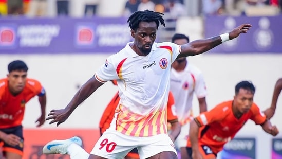 Ake Loba scored a brace for East Bengal.