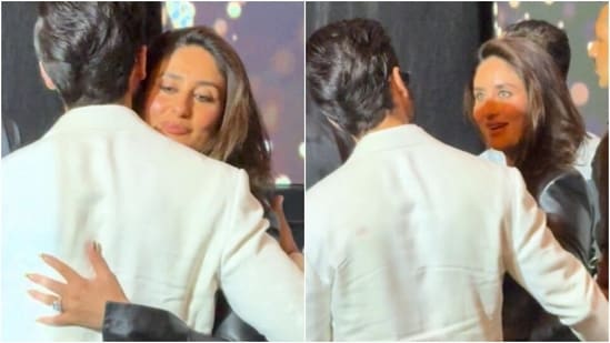 Shahid Kapoor and Kareena Kapoor had a Jab We Met reunion at the IIFA event.