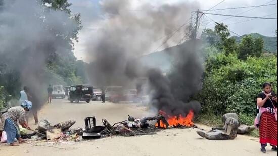 Police in Manipur are probing the killing of three Meitei youths (ANI Video Grab)