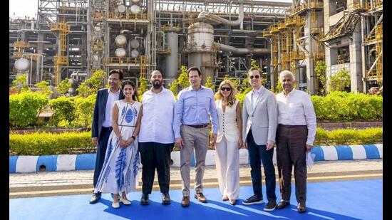 The administration has recently touted Indian investment in the US and is seeking more of it. But this engagement might also reflect the perception of Indian business as a potential enabler or disruptor of economic cooperation, and thus a desire to engage it as a constituency. (@USAmbIndia X/PTI)