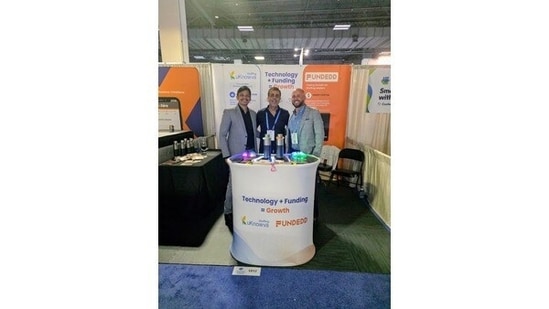 Vicky Jain, CEO & Co-founder, uKnowva, Rahul Bajaj, Chairman of the Board, Fundedd, Evan Prodromo, Executive VP, Fundedd