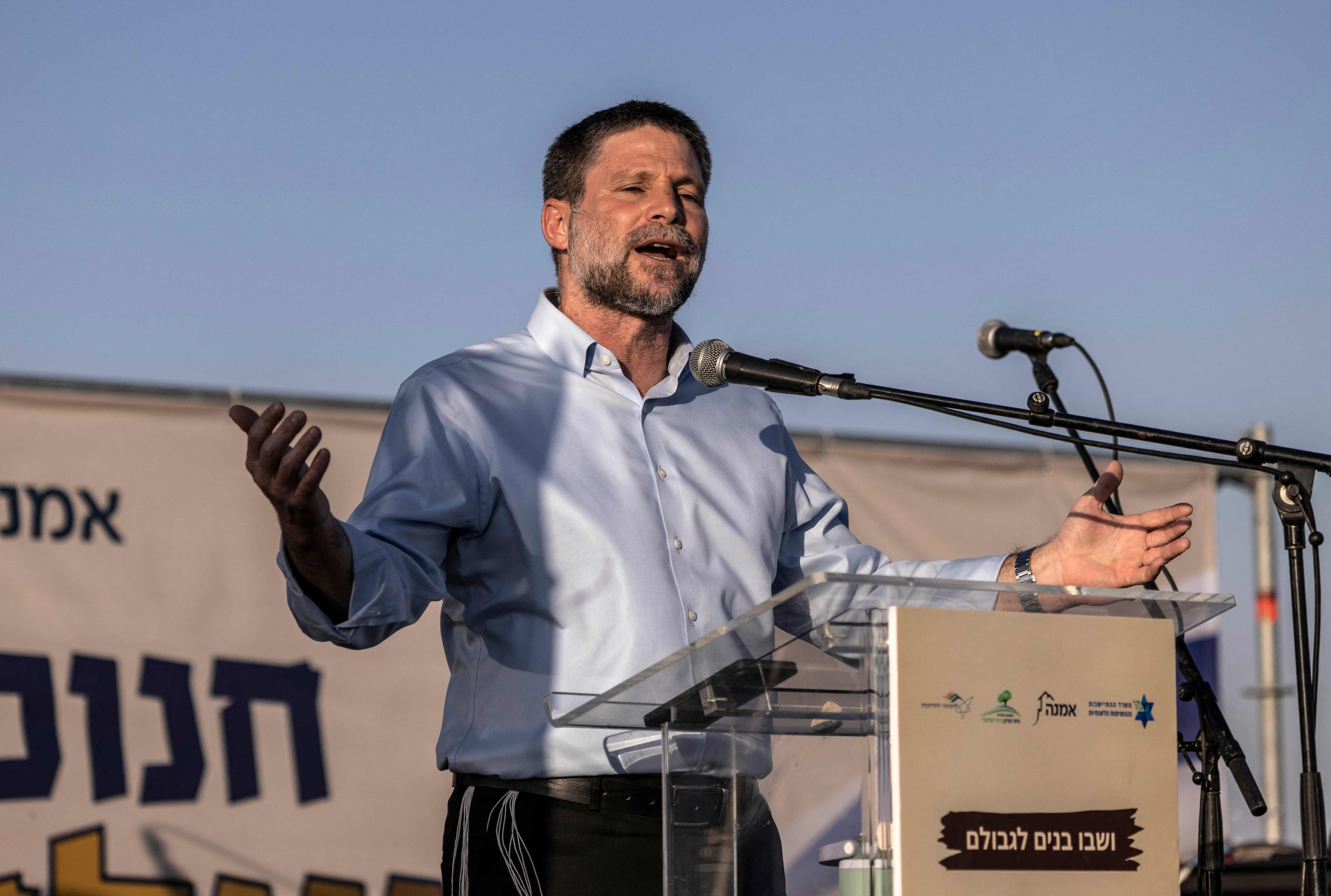 46-year-old Smotrich, the son of an Orthodox rabbi, draws support from a more religious base than Ben-Gvir. (AFP)