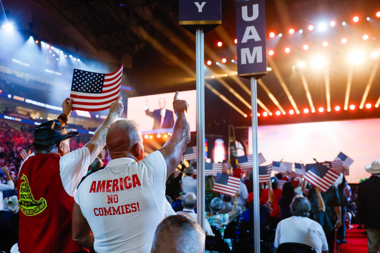 The Republican National Convention in Dallas. The Republican National Convention in Dallas.