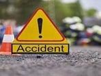 A bus carrying 28 pilgrims from Nashik to Chittorgarh collided with a burning trailer on the Jaipur-Ajmer highway, killing three and injuring seven.