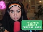 Frogan appealed for donations toward her legal bills after saying litigation brought by Ethan Klein had caused serious financial hardship.