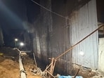 An under-construction five-storey building in Gurugram’s Sushant Lok-I tilted after excavation work on an adjoining plot, prompting DTCP to put building-plan approval for the plot on hold.