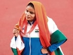 Simran clinched two golds at the Asian Para Games in Japan, winning the women’s 200m T12 title before clocking a Games-record 12.02 seconds in the 100m.(Photo: simransharmaply/IG)