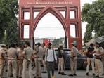 JMI students cry foul over wall being built near protest site