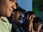 Rajinikanth was an audience member inside a theatre for his own film.