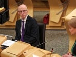Scottish First Minister John Swinney in the Scottish Parliament.