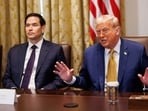 Secretary of State Marco Rubio (left) and US President Donald Trump.(Bloomberg)