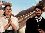 Udta Teer box office collection day 2: Sara Ali Khan and Ayushmann Khurrana at the trailer launch of the film. (Photo by SUJIT JAISWAL / AFP)