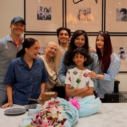 Aaradhya Bachchan and Aishwarya Rai celebrated actor's nephew Shivansh Rai’s birthday.