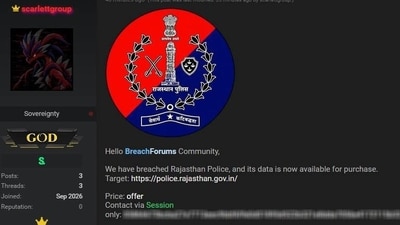 Police said they had not yet determined whether their systems were compromised. (HT Photo)