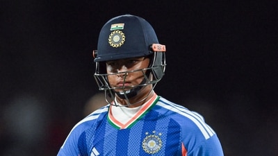 Vaibhav Sooryavanshi failed to fire while batting at number three in the match. (ANI Pic Service) Vaibhav Sooryavanshi failed to fire while batting at number three in the match. (ANI Pic Service)