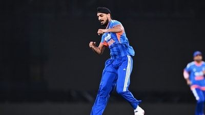 Arshdeep Singh was the pick of the Indian bowlers, returning with figures of 2/33. He took the wickets of Tim Seifert and Glenn Phillips. (AP) Arshdeep Singh was the pick of the Indian bowlers, returning with figures of 2/33. He took the wickets of Tim Seifert and Glenn Phillips. (AP)