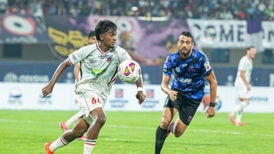 Odhisa FC vs NorthEast United FC in ISL. (ISL)