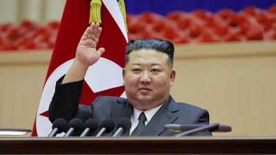 Kim arrived in the Chinese border city of Dandong Saturday after crossing the newly opened bridge. (File Photo/Reuters)
