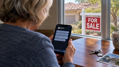 A fake romance cost a Mesa retiree her home and savings. (AI-generated/ChatGPT)