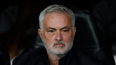 Real Madrid coach Jose Mourinho looks on (REUTERS)