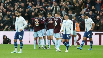 Aston Villa end Manchester City's perfect Premier League start. (Action Images via Reuters)