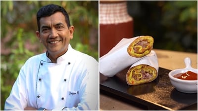 Turn leftover rotis into a quick meal with eggs, onion, tomato, green chilli and spices. (Instagram/@sanjeevkapoor) Turn leftover rotis into a quick meal with eggs, onion, tomato, green chilli and spices. (Instagram/@sanjeevkapoor)