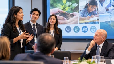 Goldman Sachs analysts use AI to develop proposals for charitable causes. (Representational image generated using AI)