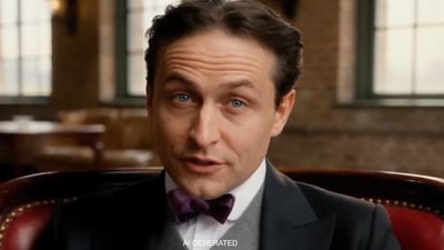 'Houdini: Back from the Dead' is an AI-generated show from Fox Nation, which has been panned by many online. (YouTube/Fox Nation) 'Houdini: Back from the Dead' is an AI-generated show from Fox Nation, which has been panned by many online. (YouTube/Fox Nation)