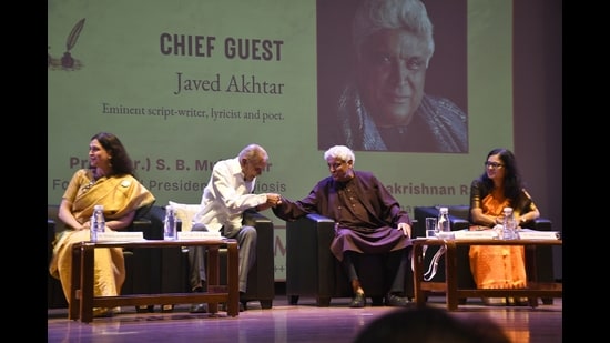Akhtar (R) also raised concerns over shrinking vocabulary, weakening engagement with literature. (HT)