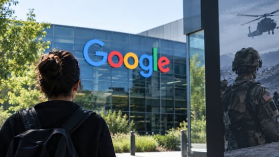 Google DeepMind faces questions over AI use in warfare.(Representational image generated using AI)
