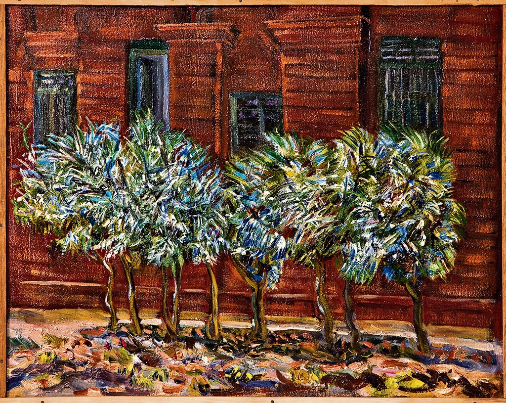 In Play of Light, High Court (1960), one can almost hear the swaying of the trees. (Courtesy Rumale Art House) In Play of Light, High Court (1960), one can almost hear the swaying of the trees. (Courtesy Rumale Art House)