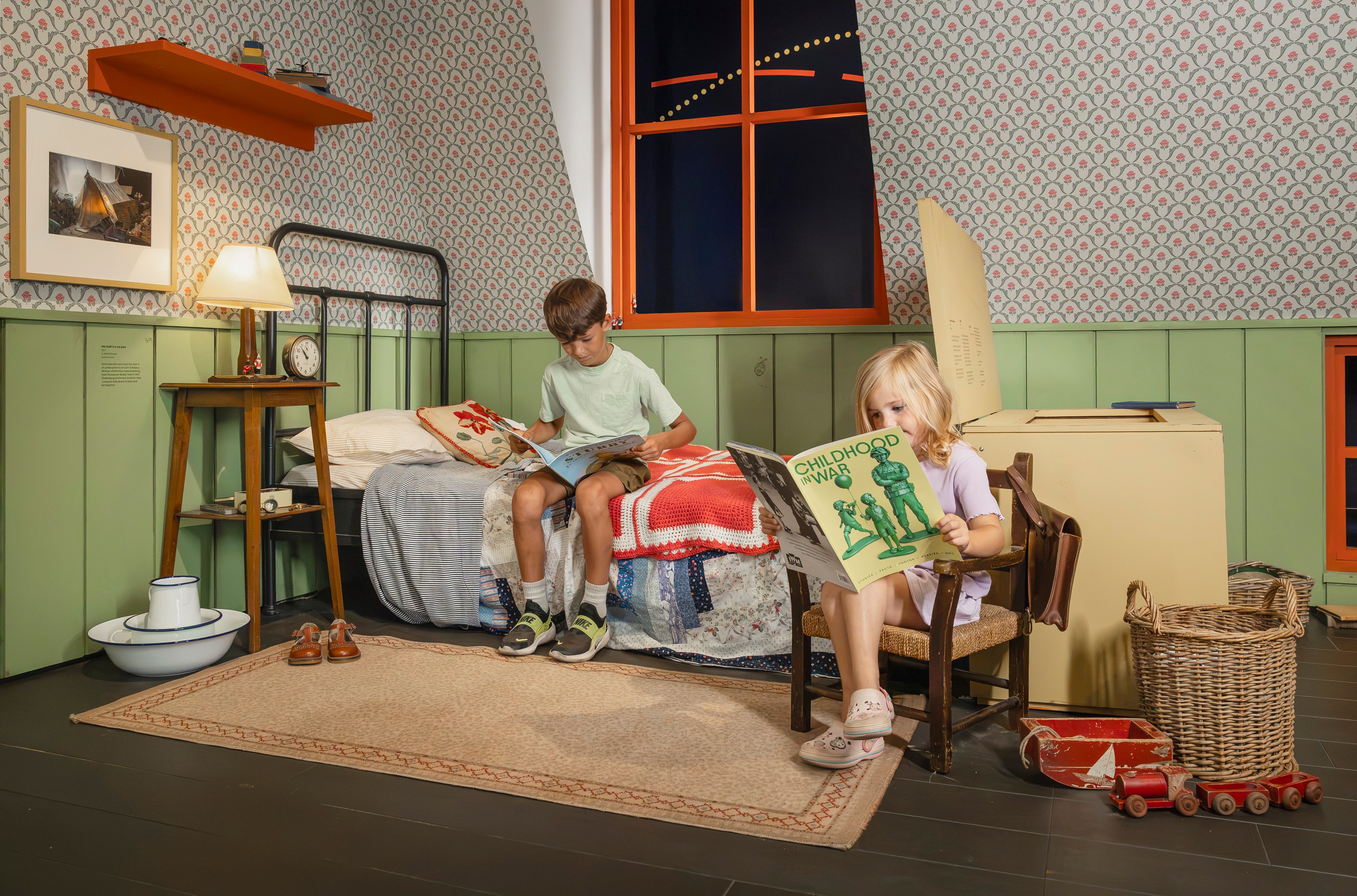 The recreation of a child’s bedroom. (Courtesy IWM)