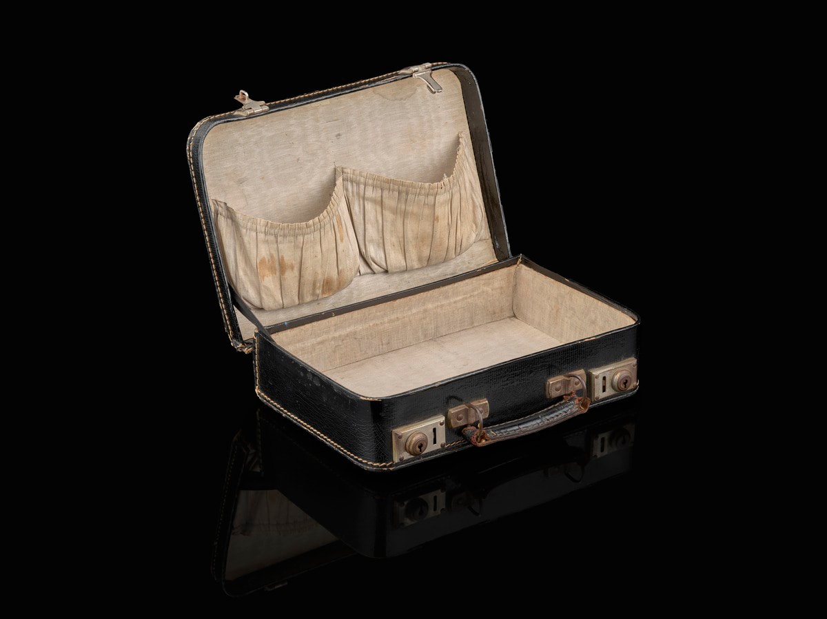 The suitcase that belonged to Stephanie Kester, who was 11 when she was rushed out of Austria amid World War 2. (Courtesy IWM)