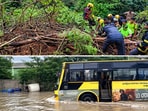 Heavy to very heavy rainfall is likely to continue in Puducherry, Karaikal and adjoining districts of Tamil Nadu, according to the weather forecast.(Agencies)