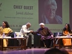 Akhtar (R) also raised concerns over shrinking vocabulary, weakening engagement with literature. (HT)