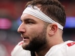 Cam Skattebo felt something in his hamstring.