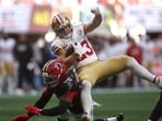 Christian McCaffrey is questionable to return vs Falcons.