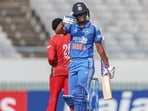 Harmanpreet Kaur scored 126 in the 2nd ODI vs Zimbabwe(BCCI)