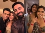 Bhumi Pednekar and Karan Johar attended Ayushmann Khurrana and Tahira Kashyap's Diwali bash.
