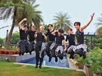 (L-R)  NTX members  Hojun Son,  Seungwon Song, Yunhyeok Jang, Seohyun Kim, Eunho Cho, Chang Hun Ji, Hyeongjin Baek 