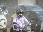 Sachin Ghude, the IITM scientist overseeing the lab, said a large chunk of particulate matter originated as secondary pollutants(Sanchit Khanna/ Hindustan Times)