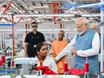 Prime Minister Narendra Modi emphasised the theme “Your Skill, Your Identity” (Apna Hunar, Apni Pehchan) and interacted with the women workers, learning in detail about their work and the challenges they faced. (ANI)