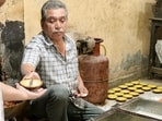 Nobel laureate Gabriel García Márquez look-alike Ramesh Kumar, a phirni seller, in Amritsar